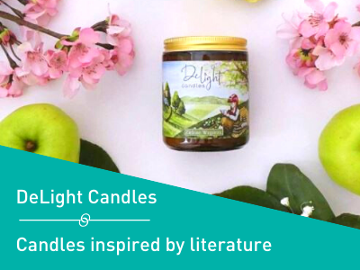candles inspired by literature